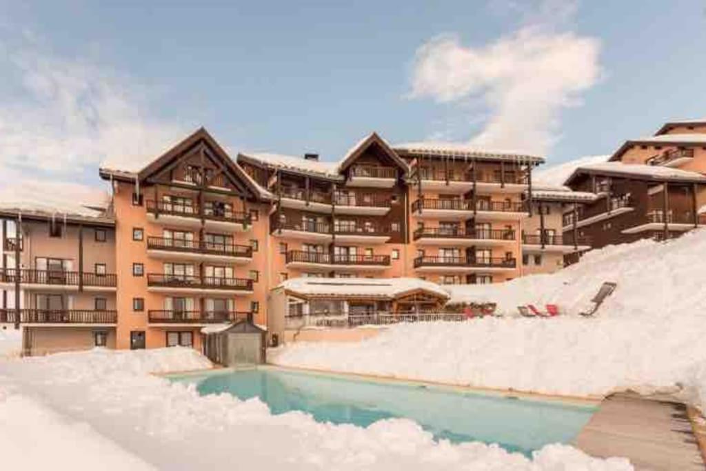 Appartement Pied Des Pistes Valmeinier Kültér fotó